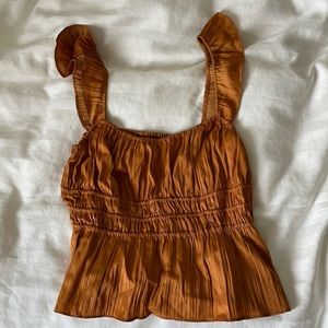 Anthropologie satin tank
